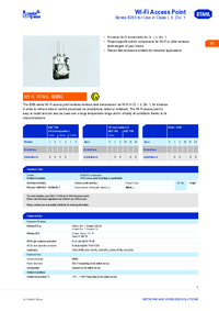 Thumbnail of document Data Sheet - 8265 Wireless/Network Enclosure System NEC Class I, II, Div. 1